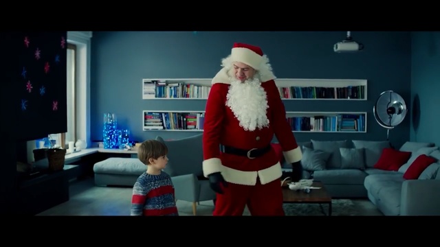 Video Reference: Santa claus, Christmas, Fictional character, Holiday, Lap, Human body, Fun, Facial hair, Screenshot, Beard