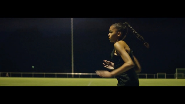 Video Reference: Black, Lady, Arm, Standing, Performance, Human body, Photography, Fun, Muscle, Sports training, Person