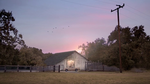 Video Reference: Sky, Atmospheric phenomenon, Morning, Rural area, House, Barn, Evening, Landscape, Tree, Land lot