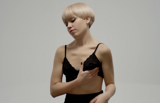 Video Reference: human hair color, fashion model, beauty, shoulder, model, arm, girl, blond, brassiere, mannequin, Person