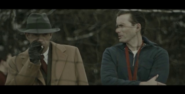 Video Reference: Movie, Gentleman, Human, Snapshot, Conversation, Screenshot, Photography, Scene, Photo caption, Headgear