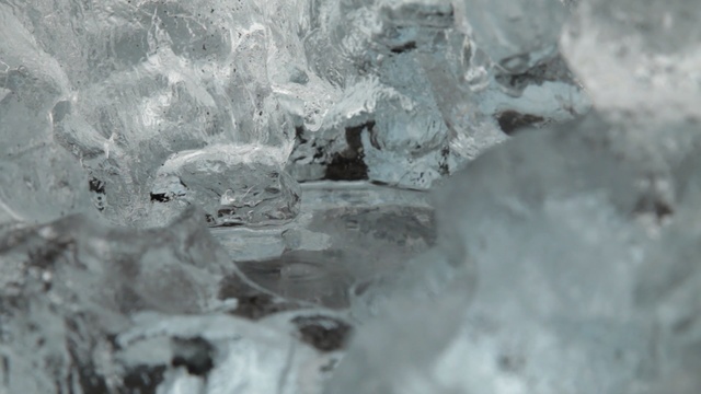 Video Reference: Freezing, Ice, Water, Geological phenomenon, Winter, Black-and-white, Formation, Crystal, Rock, Transparent material