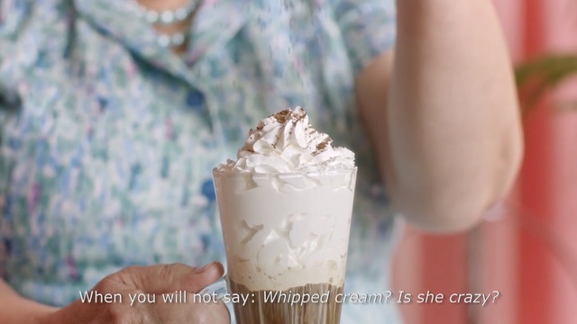Video Reference: Food, Whipped cream, Milkshake, Cream, Buttercream, Cuisine, Dish, Dessert, Mascarpone, Frappé coffee