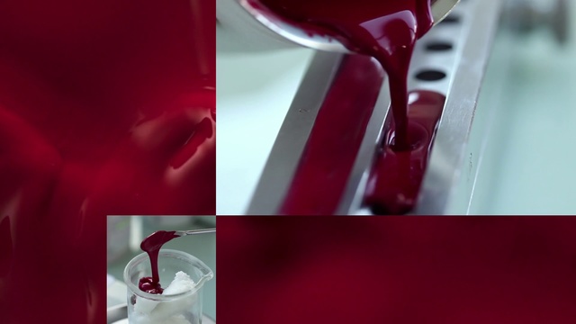 Video Reference: Red, Pink, Magenta, Material property, Font, Room, Tap, Drinkware, Plumbing fixture, Interior design