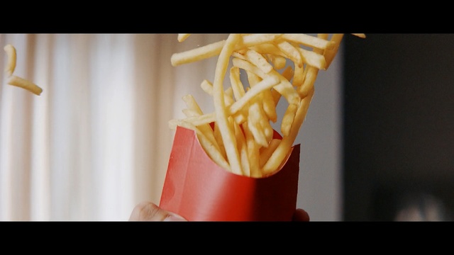 Video Reference: French fries, Junk food, Fast food, Food, Fried food, Side dish, Dish, Cuisine, Snack, American food