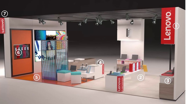 Video Reference: Product, Interior design, Display case, Design, Building, Room, Material property, Exhibition, Architecture, Furniture