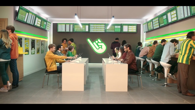 Video Reference: Green, Event, Design, Room, Interior design, Table, Building