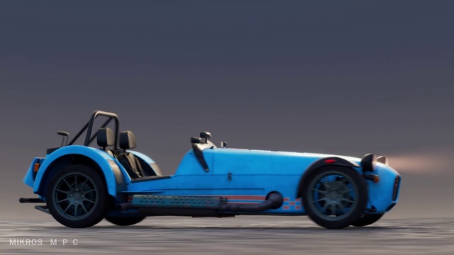 Video Reference: Land vehicle, Vehicle, Car, Sports car, Formula libre, Caterham 7, Caterham 7 csr, Classic car, Vintage car, Lotus seven