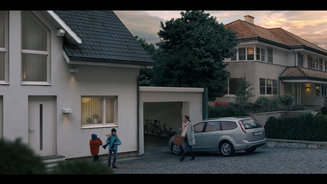 Video Reference: Car, Vehicle, Property, House, Residential area, Home, City car, Hatchback, Facade, Compact car, Person