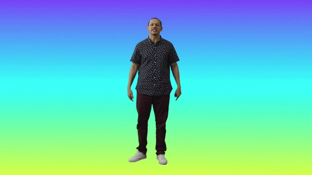 Video Reference: Blue, Green, Standing, Purple, Sky, Fun, Human, Fashion, Footwear, Animation