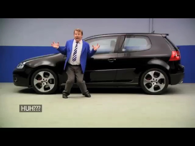 Video Reference: car, motor vehicle, vehicle, land vehicle, blue, automotive design, technology, volkswagen, mode of transport, city car, Person