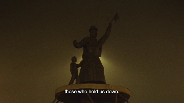 Video Reference: Statue, Sculpture, Landmark, Monument, Sky, Art, Photography, Night, Metal