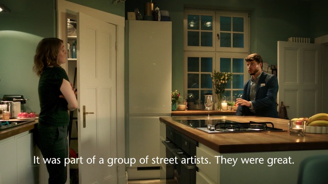 Video Reference: Room, Kitchen, Furniture, Countertop, Cabinetry, Interior design, Window, Home, House