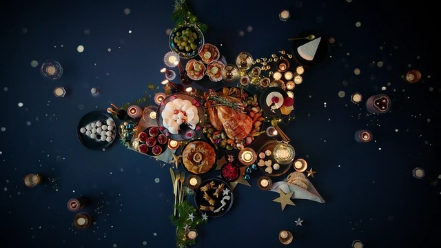 Video Reference: computer wallpaper, event, christmas decoration, christmas, space, tradition, christmas ornament, still life photography, darkness, night