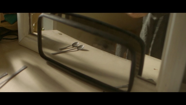 Video Reference: Table, Automotive exterior, Furniture, Glass, Floor, Stairs, Handrail, Bumper, Wood, Flooring