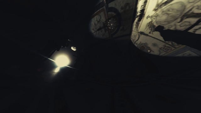 Video Reference: Automotive lighting, Flash photography, Tints and shades, Midnight, Sky, Space, Headlamp, Circle, Darkness, Monochrome photography