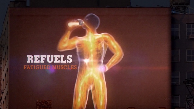 Video Reference: Arm, Human body, Entertainment, Rib, Chest, Microphone, Barechested, Font, Performing arts, Elbow