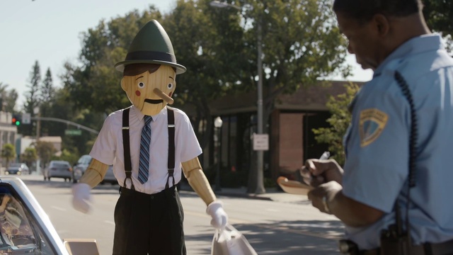 Video Reference: Tree, Sun hat, Gesture, Street fashion, Hat, Eyewear, Costume hat, Toy, Recreation, Uniform