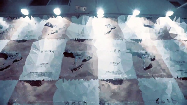 Video Reference: World, Lighting, Sleeve, Font, Tints and shades, Rectangle, Pattern, Electric blue, Art, Triangle