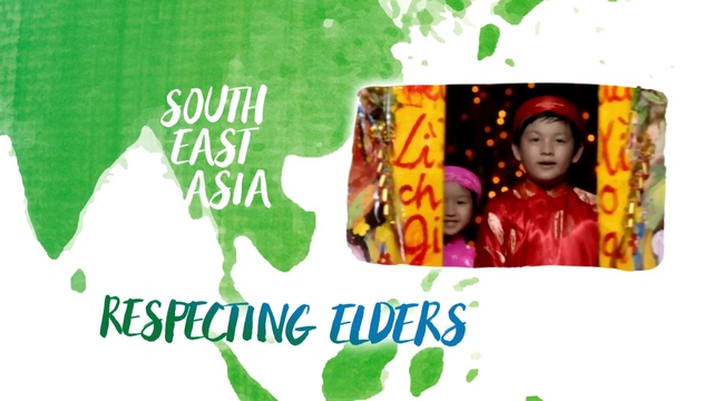 Video Reference: Green, Happy, Sleeve, Font, Adaptation, T-shirt, Rectangle, Event, Grass, Art