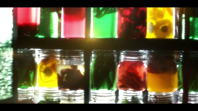 Video Reference: Drinkware, Liquid, Automotive parking light, Tableware, Green, Automotive lighting, Glass bottle, Amber, Ingredient, Fluid