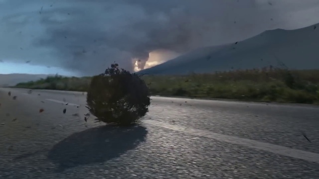 Video Reference: Cloud, Sky, Plant, Water, Asphalt, Tree, Landscape, Road surface, Horizon, Gas