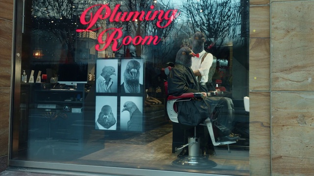 Video Reference: Window, Tree, Facade, Retail, Display case, City, Advertising, Font, Glass, Street fashion
