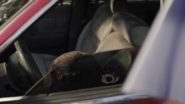 Video Reference: Motor vehicle, Hood, Car, Vehicle, Automotive design, Steering wheel, Automotive exterior, Steering part, Car seat cover, Automotive mirror