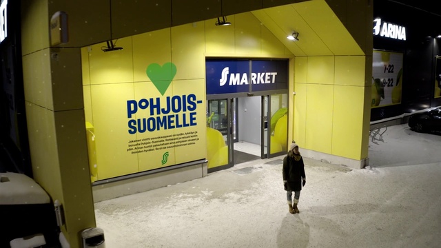 Video Reference: Product, Building, Yellow, Font, Wall, Facade, Flooring, City, Signage, Advertising