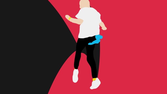 Video Reference: People in nature, Gesture, Happy, Art, Shorts, Magenta, Font, Recreation, Event, Fictional character