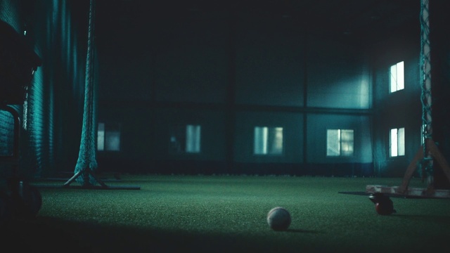 Video Reference: Window, Azure, Architecture, Grass, Ball, Tints and shades, Curtain, Indoor games and sports, Ball game, Plant