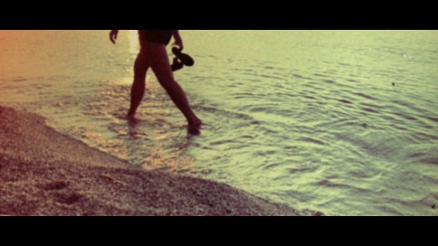 Video Reference: Water, Leg, People in nature, People on beach, Flash photography, Happy, Gesture, Shorts, Horizon, Lake