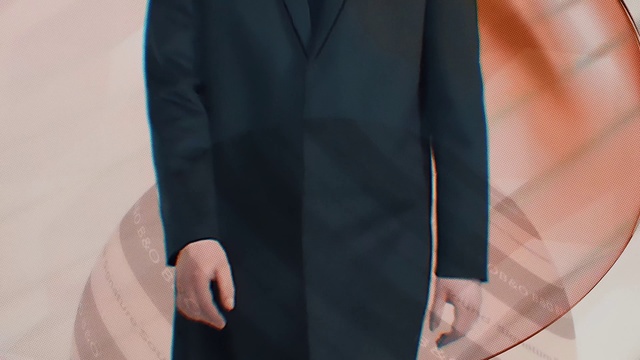 Video Reference: Outerwear, Dress shirt, Sleeve, Gesture, Grey, Collar, Street fashion, Waist, Fashion design, Blazer