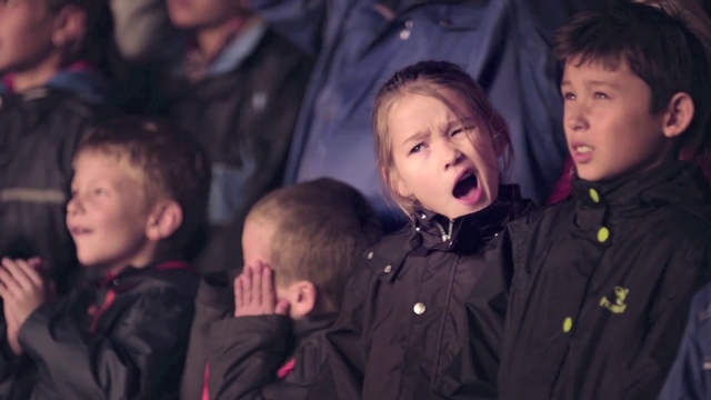 Video Reference: Face, Head, Flash photography, Gesture, Toddler, Fun, Event, Sleeve, Space, Happy