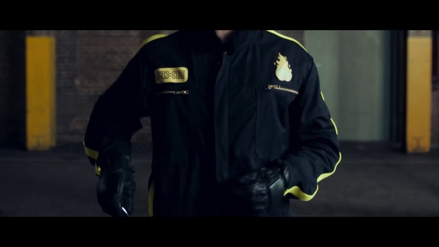 Video Reference: Sleeve, Gesture, Collar, Security, Jacket, Windbreaker, Personal protective equipment, High-visibility clothing, Electric blue, Font