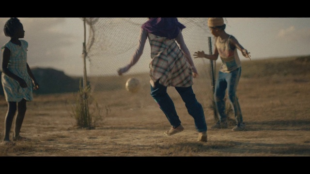 Video Reference: Sports equipment, Soccer, Football, People in nature, Ball, Player, Flash photography, Grass, Ball game, Landscape