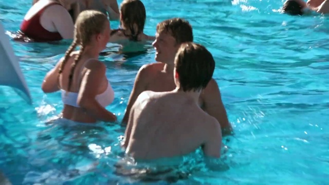 Video Reference: Water, Photograph, Muscle, Azure, Swimming pool, Happy, Outdoor recreation, Leisure, Summer, Fun