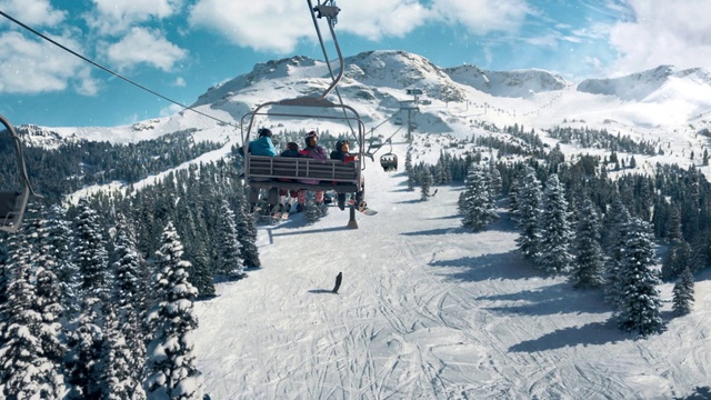 Video Reference: Cloud, Sky, Snow, Mountain, Slope, Outdoor recreation, Freezing, Terrain, Tree, Ice cap
