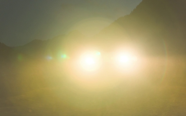 Video Reference: Atmosphere, Amber, Cloud, Fog, Atmospheric phenomenon, Tree, Natural landscape, Astronomical object, Lens flare, Automotive lighting