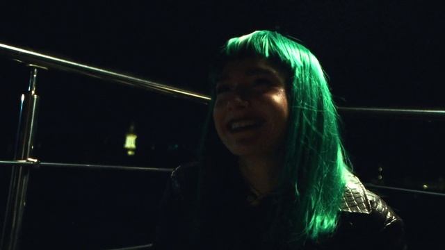 Video Reference: Smile, Musician, Flash photography, Automotive lighting, Entertainment, Visual effect lighting, Magenta, Music, Event, Electric blue