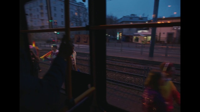 Video Reference: Window, Sky, Tints and shades, Building, Air travel, City, Glass, Midnight, Dusk, Darkness