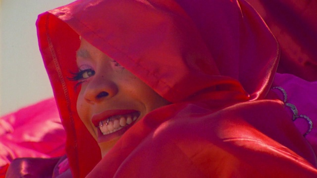 Video Reference: Smile, Lip, Eyebrow, Eye, Eyelash, Human body, Happy, Gesture, Pink, Plant