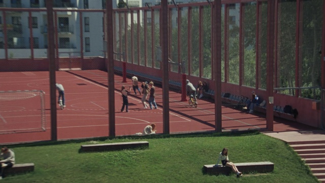 Video Reference: Grass, Line, Wood, Flooring, Fence, Leisure, Player, Plant, Recreation, Track and field athletics