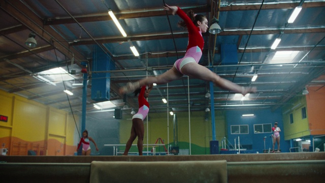 Video Reference: Leotard, Swimwear, Maillot, Shorts, Thigh, Sportswear, Artistic gymnastics, Performing arts, Entertainment, Fun