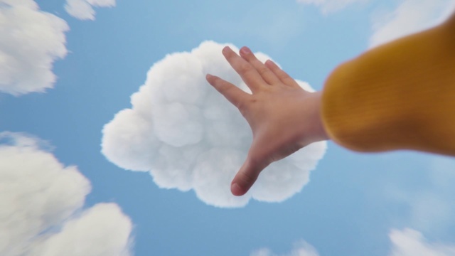 Video Reference: Cloud, Sky, Azure, Gesture, People in nature, Finger, Thumb, Nail, Cumulus, Electric blue