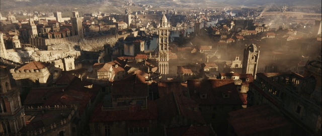 Video Reference: Brown, Building, Atmosphere, Tower, World, Cityscape, Sky, Atmospheric phenomenon, Urban design, Tower block