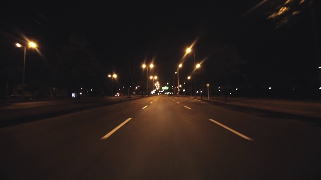 Video Reference: Brown, Street light, Automotive lighting, Road surface, Amber, Sky, Asphalt, Thoroughfare, Electricity, Tree