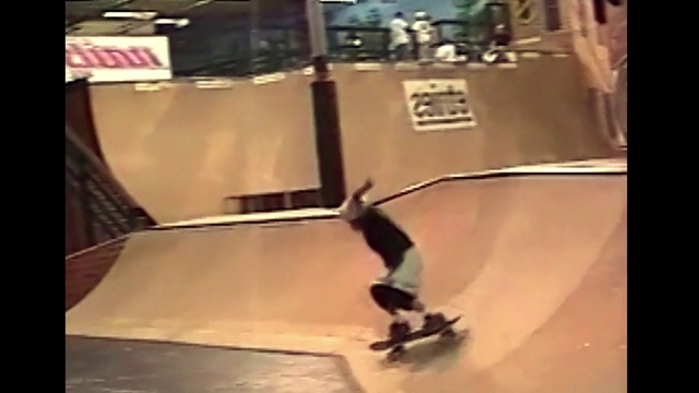 Video Reference: Sports equipment, Floor, Flooring, Wood, Rolling, Recreation, Hardwood, Sports, Event, Skateboard