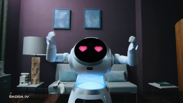 Video Reference: Purple, Machine, Space, Picture frame, Fictional character, Robot, Room, Event, Art, Animation