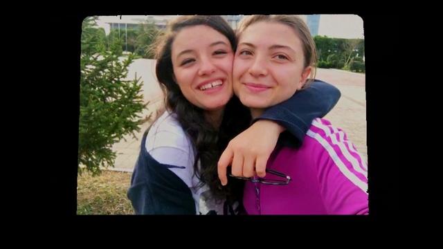 Video Reference: Smile, Flash photography, Plant, Happy, Gesture, Travel, Grass, Magenta, Electronic device, Selfie